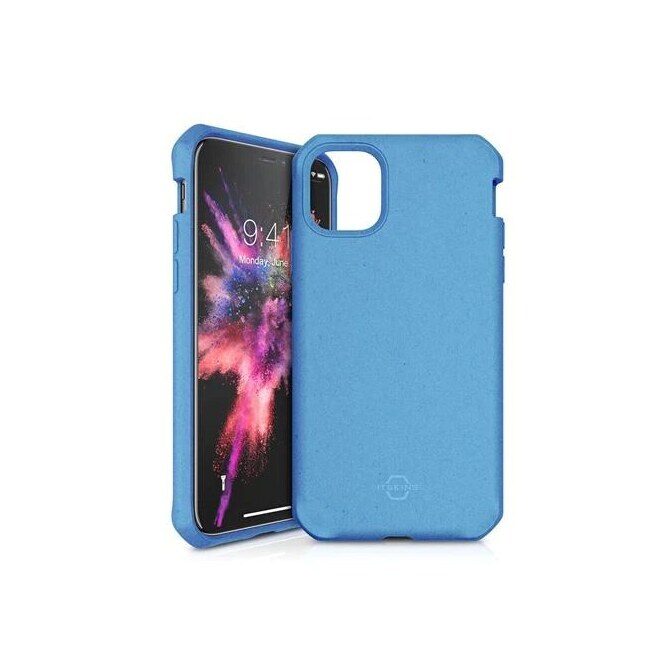 ITSKINS Eco Bio Hülle iPhone 11 blau