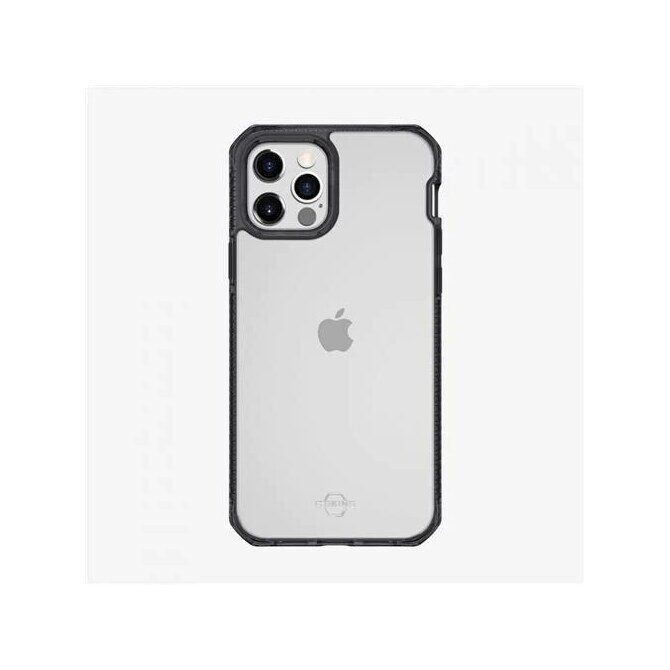 ITSKINS HYBRID CLEAR Hülle iPhone 12 Pro Max transparent/grau