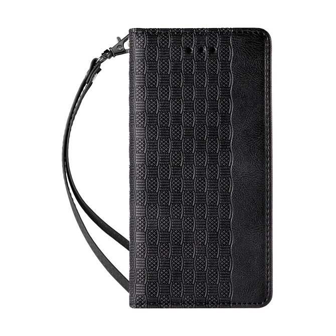 Magnet Strap Flip Case Hülle iPhone 7 / 8 / SE (2020/2022) schwarz