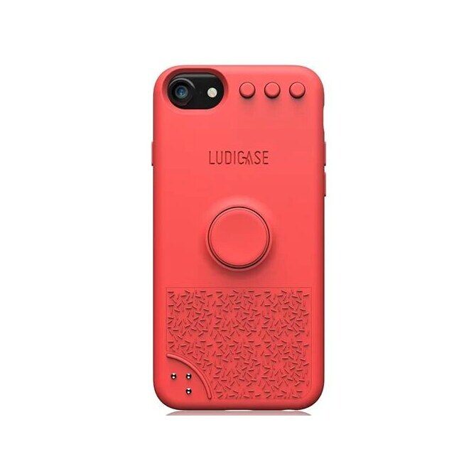 LUDICASE Anti-Stress Hülle iPhone 6 / 6s / 7 / 8 / SE (2020/2022) rot