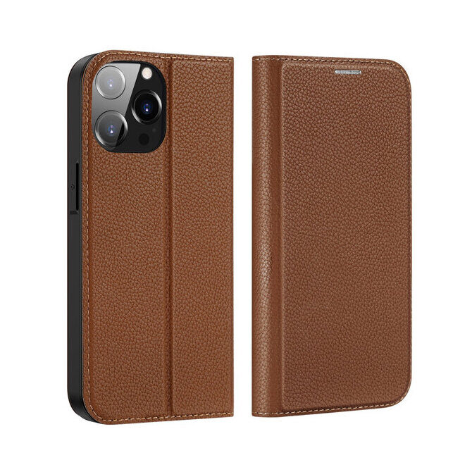 Dux Ducis Skin X2 Hülle iPhone 14 Pro Max braun