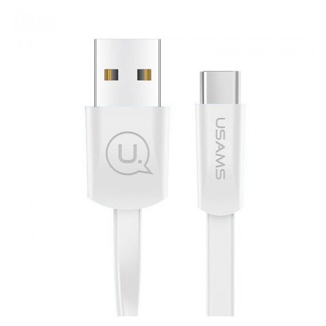 USAMS Ladekabel USB-A auf USB-C 1.2m weiss