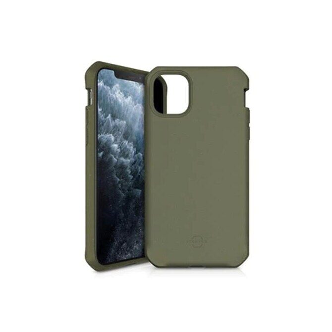 ITSKINS Eco Bio Hülle iPhone 11 Pro Max grün