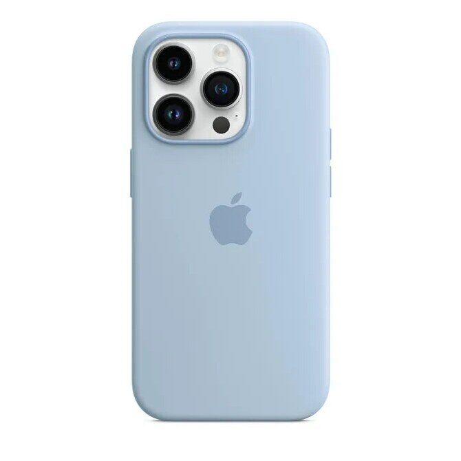 Silikon Classic Case Hülle iPhone 15 Pro Max blau