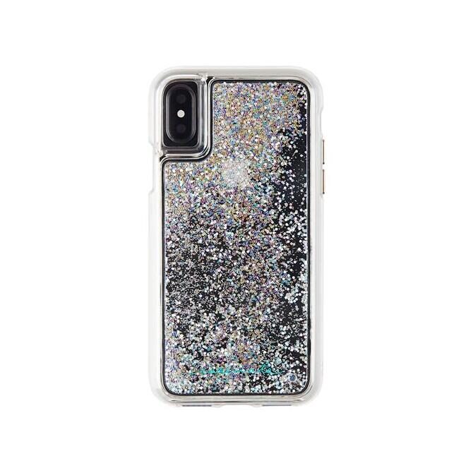 CASE MATE Waterfall silber Hülle iPhone X / XS