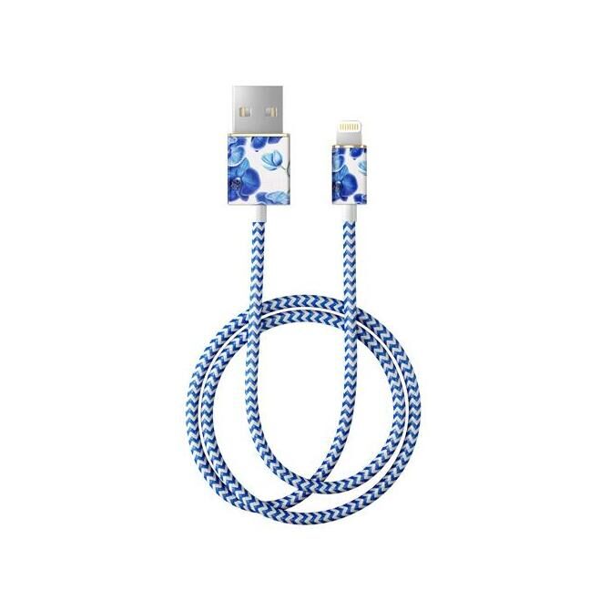 iDeal of Sweden Ladekabel USB-A auf Lightning 1m BABY BLUE ORCHID