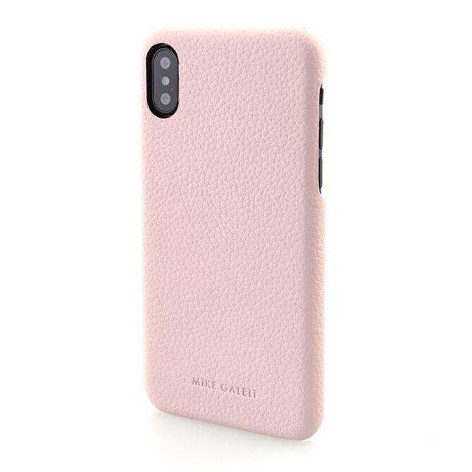 MiKE GALELi LENNY Echtleder Hülle iPhone X / XS rosa