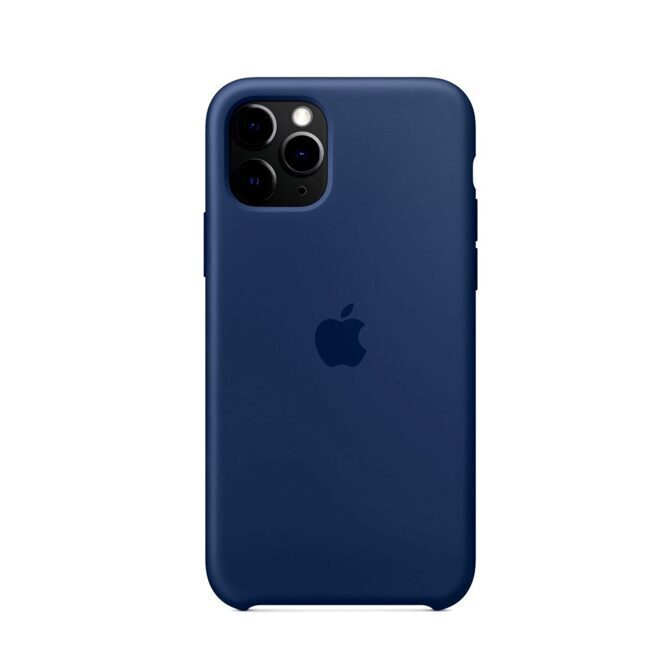 Silikon Case Hülle iPhone 11 Pro Max blau