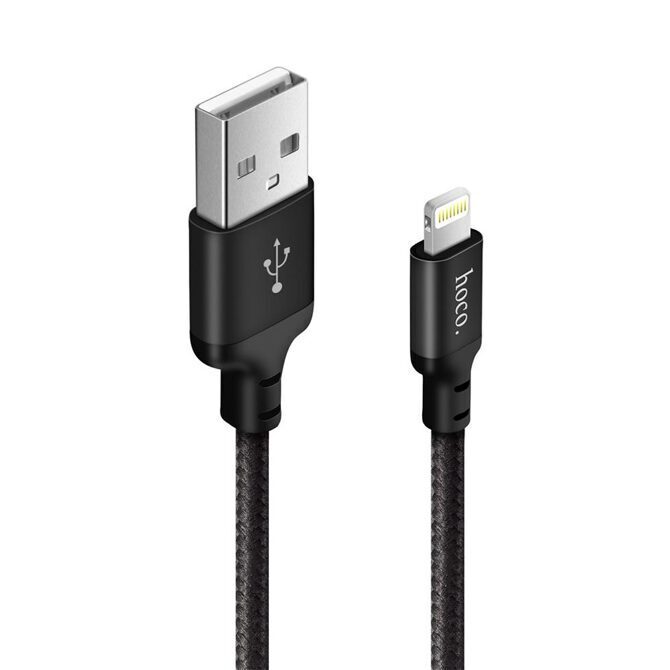 Hoco Premium Ladekabel USB-A auf Lightning 1m schwarz