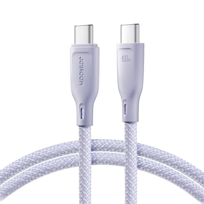 Joyroom Ladekabel 60W USB-C auf USB-C 1m lila