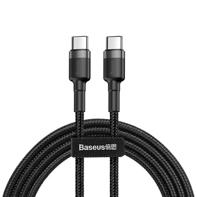 Baseus Cafule Ladekabel 60W USB-C auf USB-C 2m schwarz