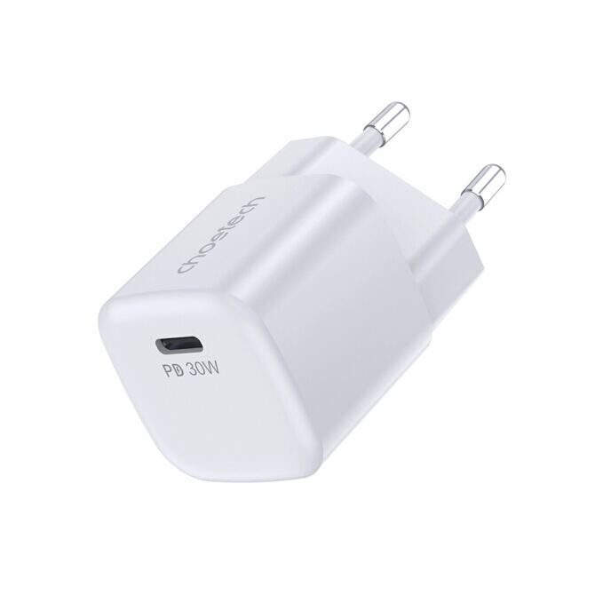 Choetech GaN 30W USB-C Power Adapter weiss