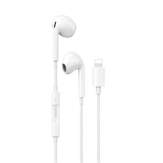 Dudao In-Ear-Kopfhörer mit Lightning weiss