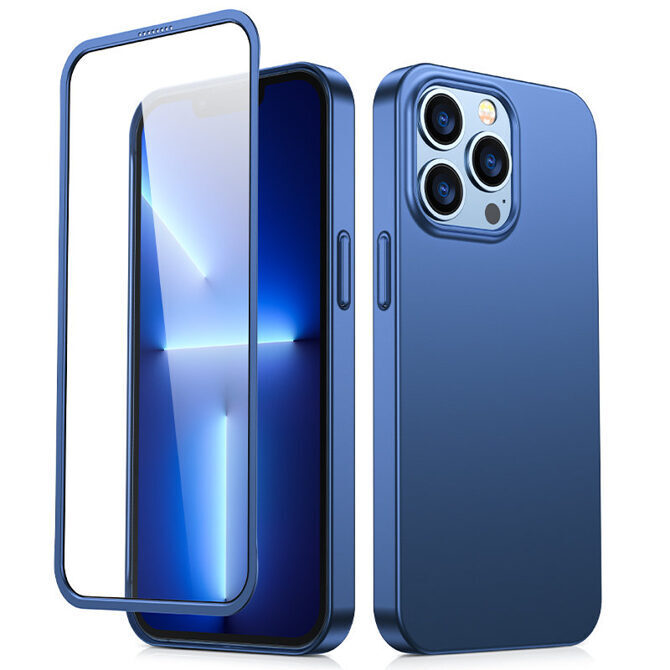 Joyroom 360° Grad Hülle iPhone 13 Pro Max blau