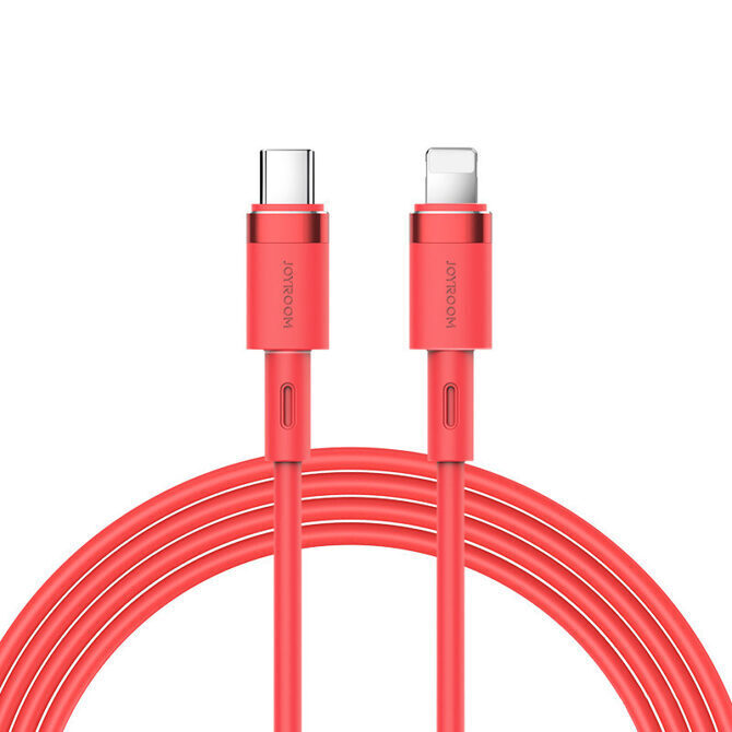 Joyroom Ladekabel 20W USB-C auf Lightning 1.2m rot