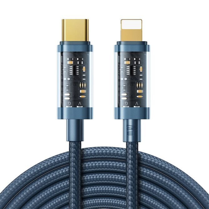 Joyroom Ladekabel 20W USB-C auf Lightning 2m blau