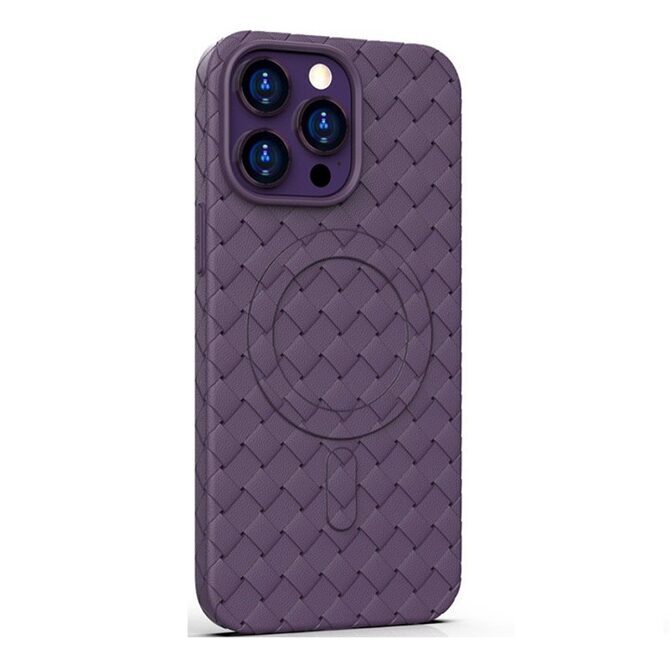 MagSafe Woven Hülle iPhone 15 Pro Max violett