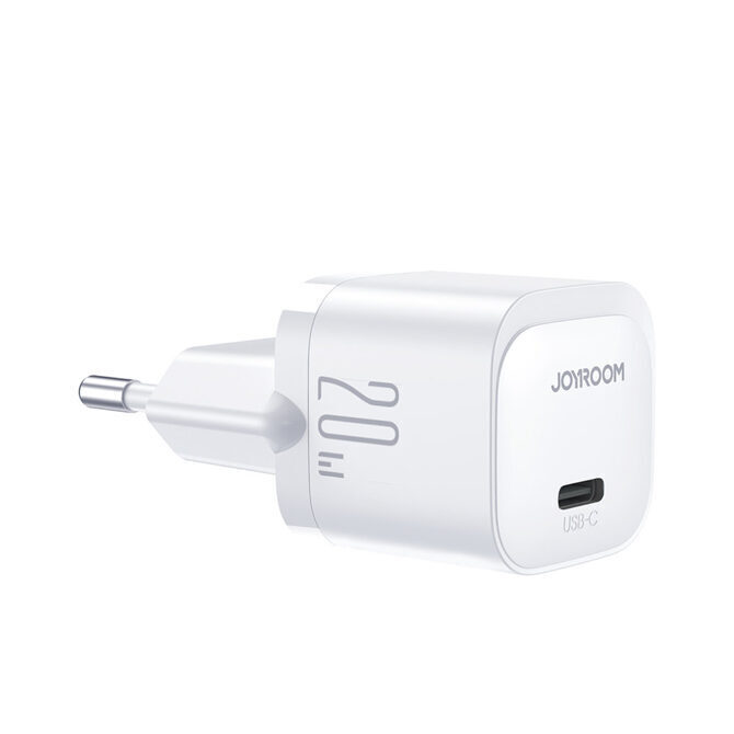 Joyroom Mini 20W Fast Charger USB-C Adapter weiss