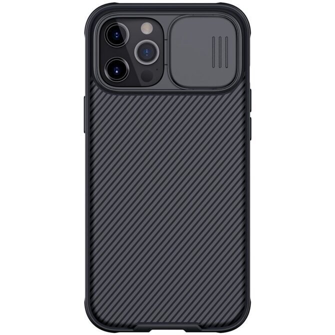 Nillkin CamShield Pro Hülle iPhone 12 / 12 Pro schwarz