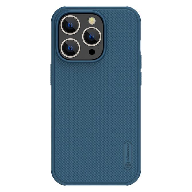 Nillkin Super Frosted Shield Pro Hülle iPhone 14 Pro blau