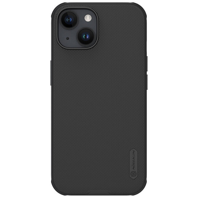 Nillkin Super Frosted Shield Pro Hülle iPhone 15 Plus schwarz