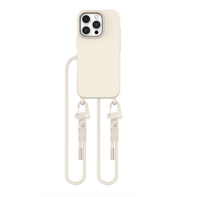 Tech-Protect MagNecklace MagSafe Hülle iPhone 16 Pro Max beige