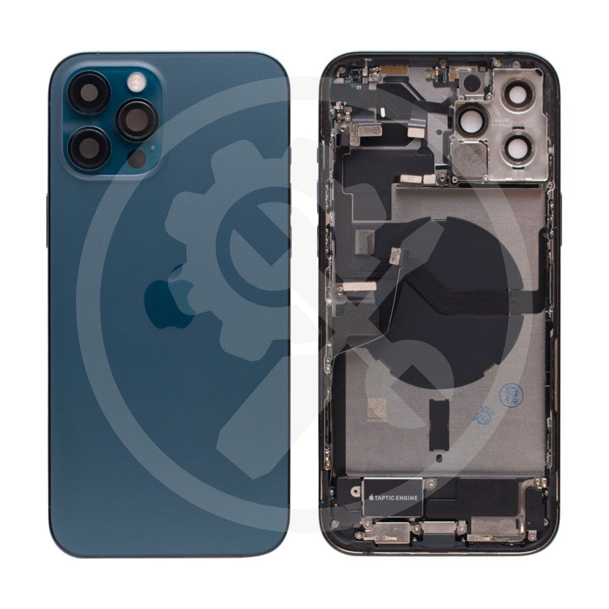 iPhone 12 Pro Max Backcover/Gehäuse (OEM) pazifikblau