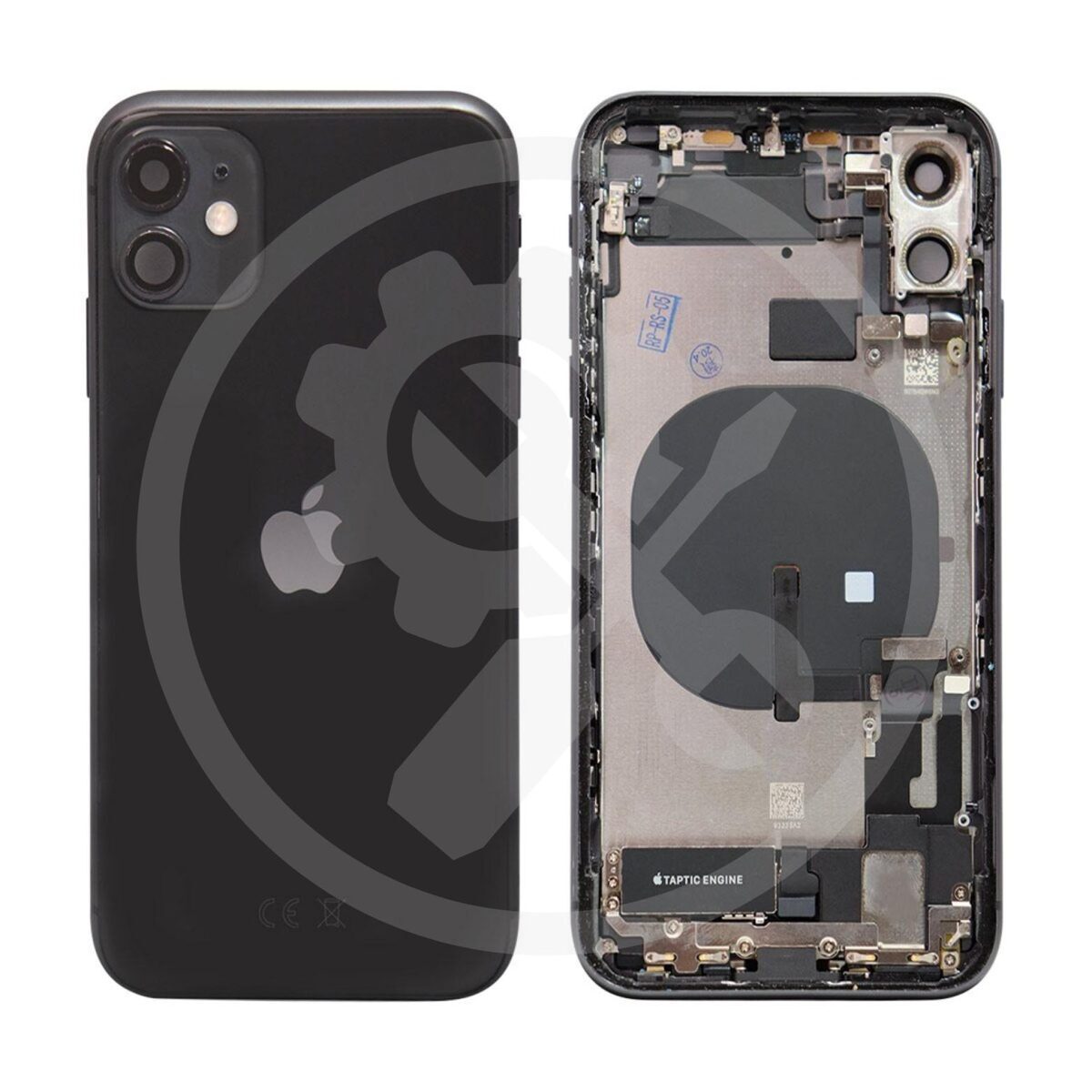 iPhone 11 Backcover/Gehäuse (OEM) schwarz