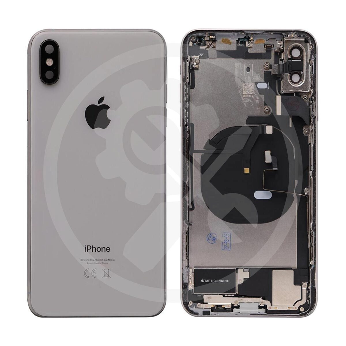 iPhone XS Max Backcover/Gehäuse (OEM) silber