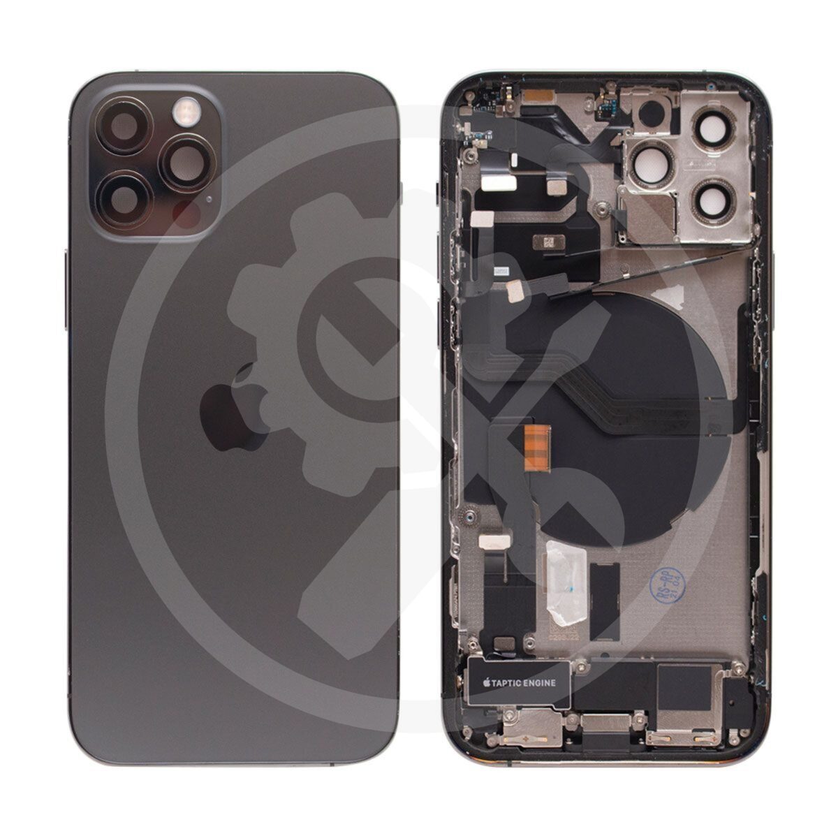 iPhone 12 Pro Backcover/Gehäuse (OEM) graphit