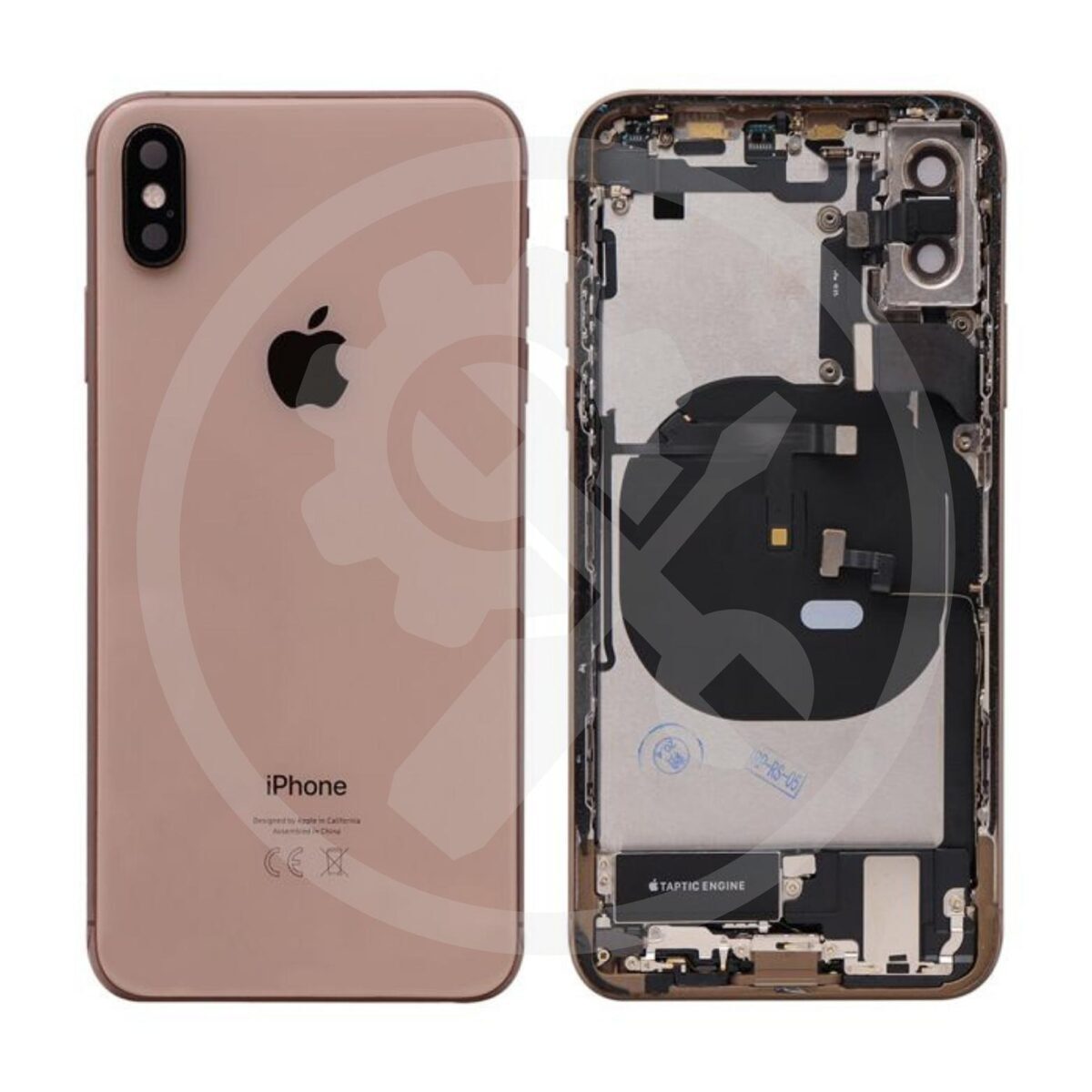 iPhone XS Backcover/Gehäuse (OEM) gold