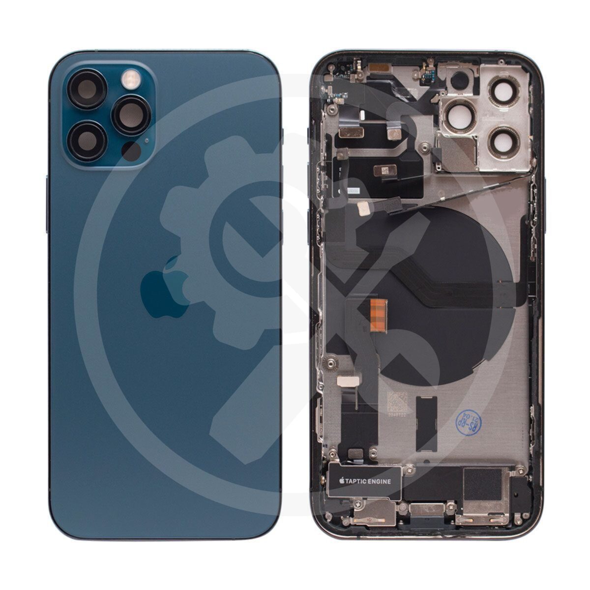 iPhone 12 Pro Backcover/Gehäuse (OEM) pazifikblau