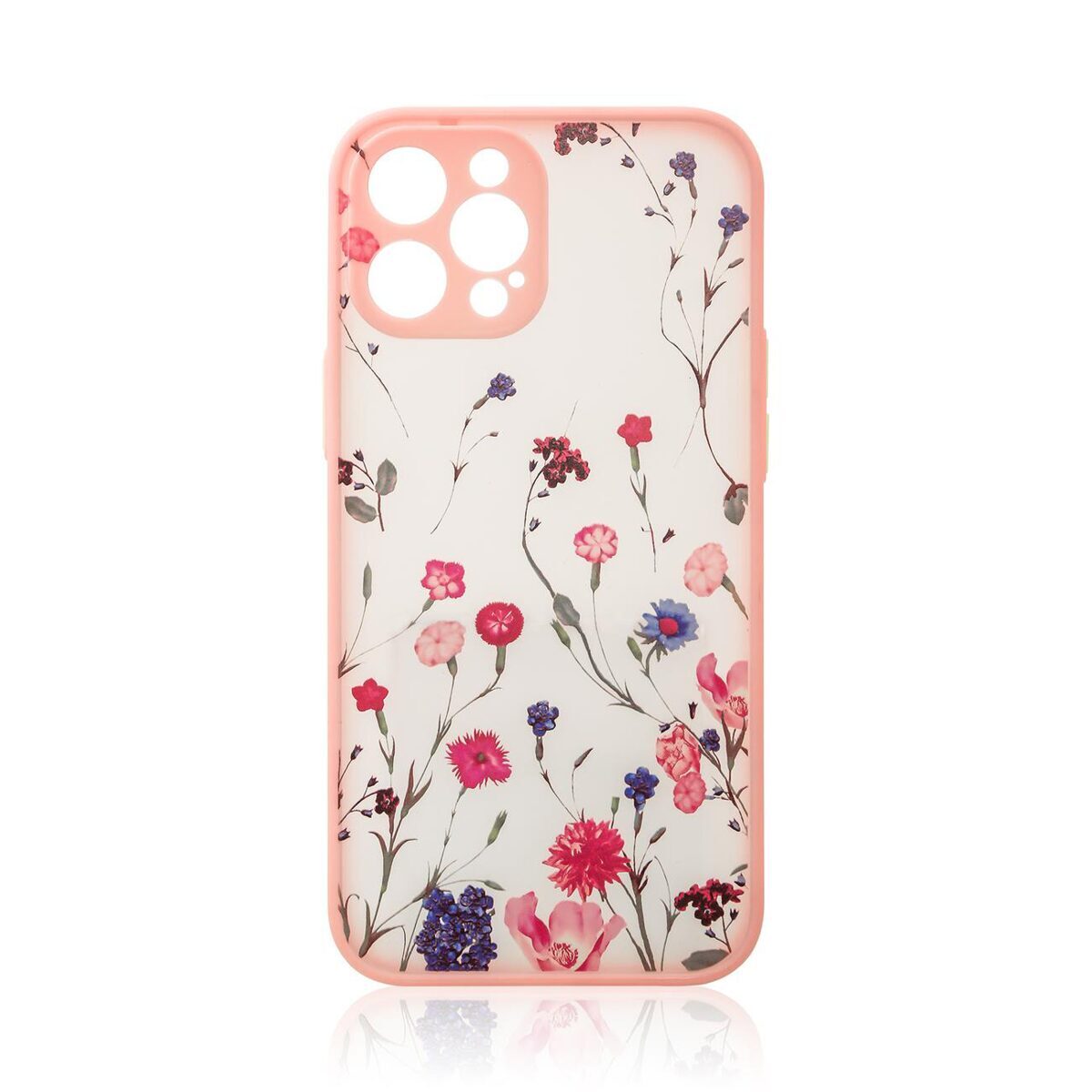 Blumen Design Hülle iPhone 13 Pro Max rosa