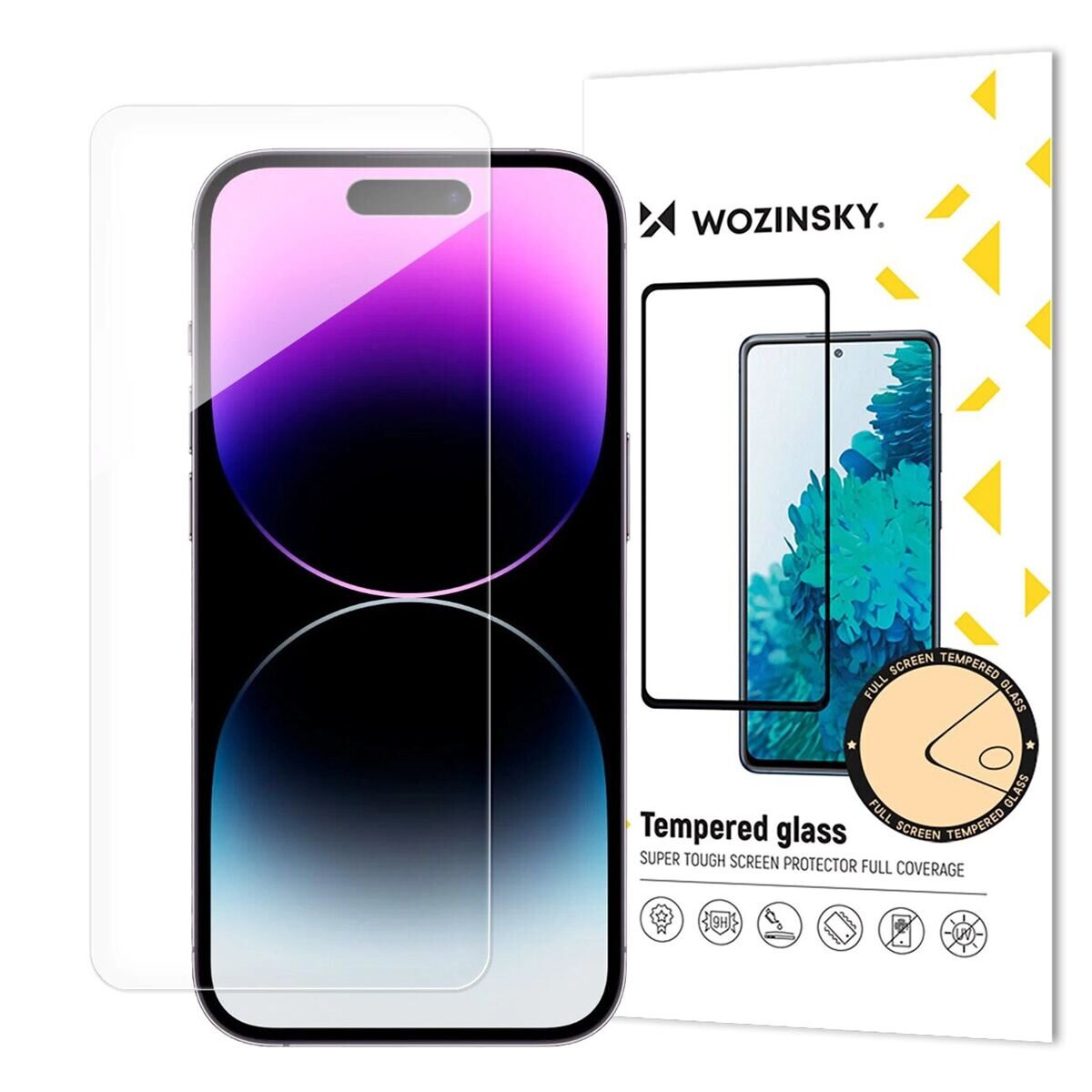 Wozinsky 9H Schutzglas iPhone 15 Plus / 16 Plus