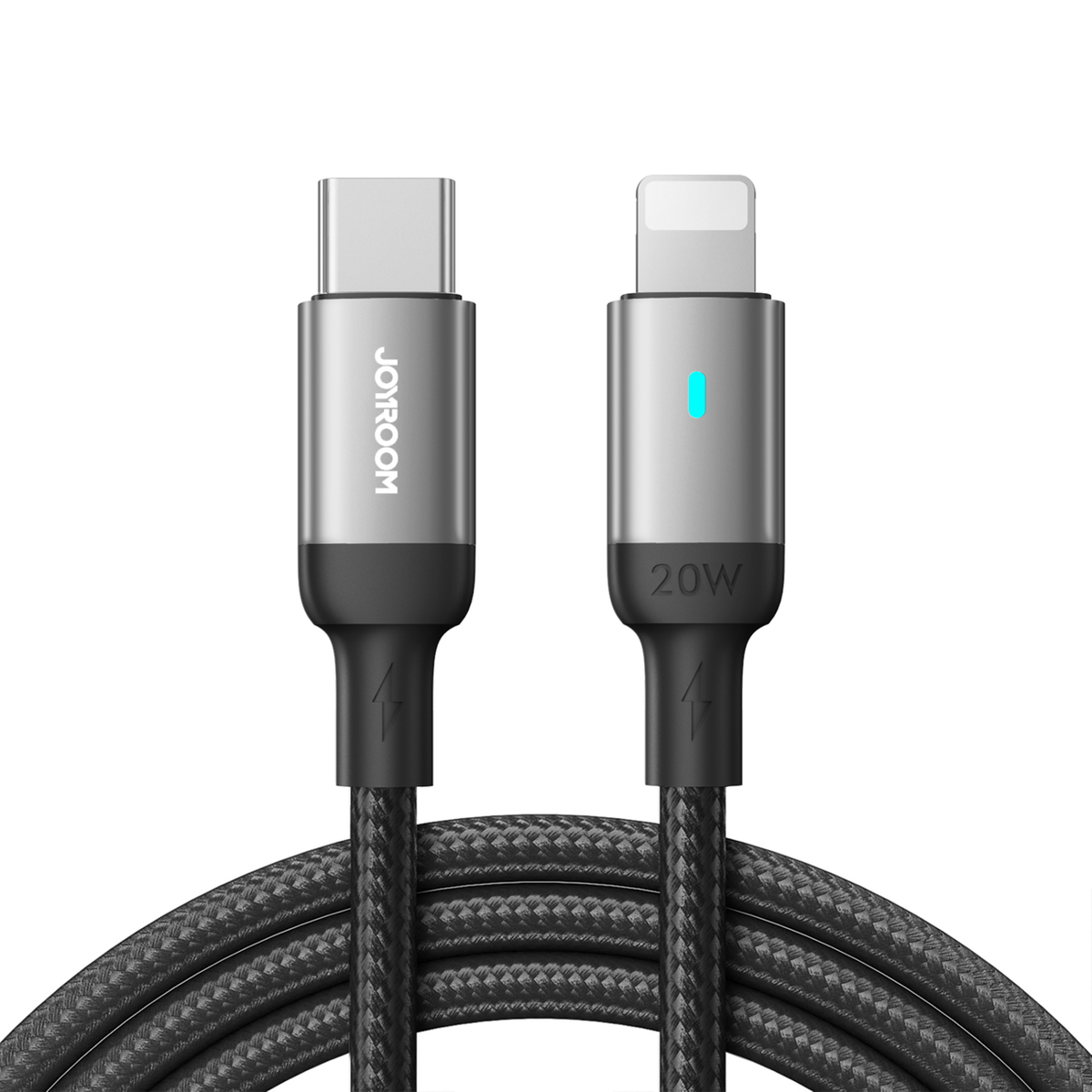 Joyroom Ladekabel 20W USB-C auf Lightning 1.2m schwarz