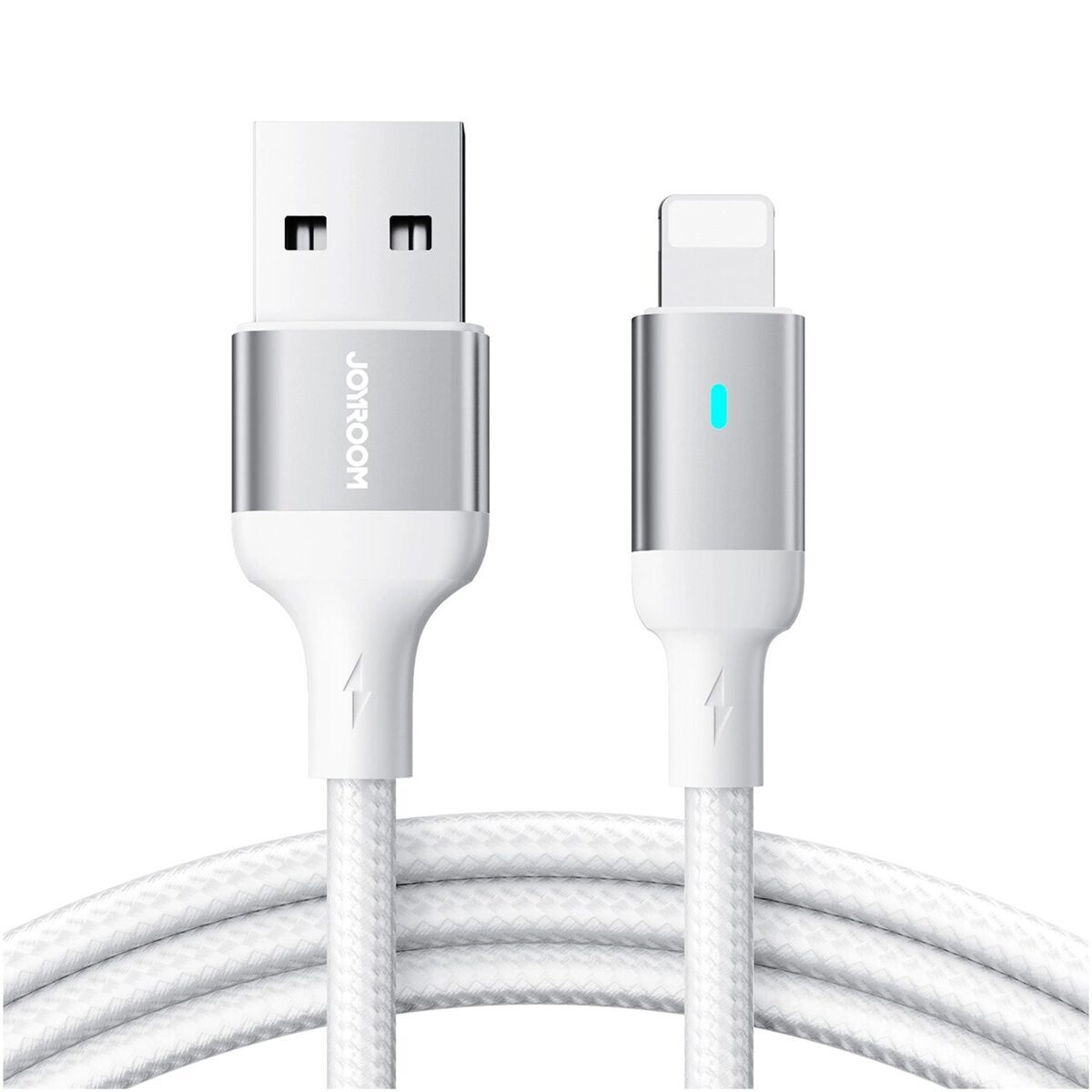 Joyroom Ladekabel 2.4A USB-A auf Lightning 2m weiss