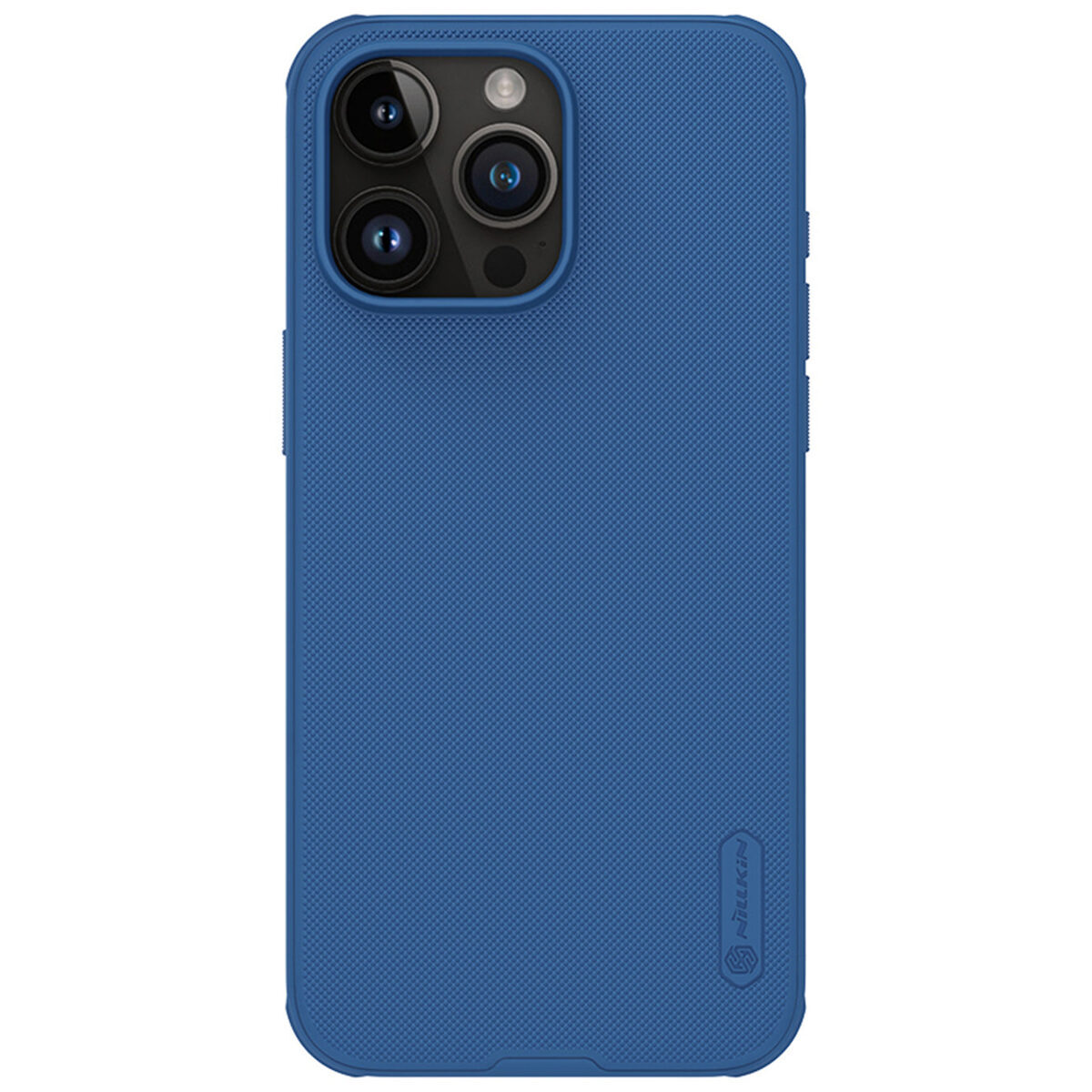 Nillkin Super Frosted Shield Pro Hülle iPhone 15 Pro blau