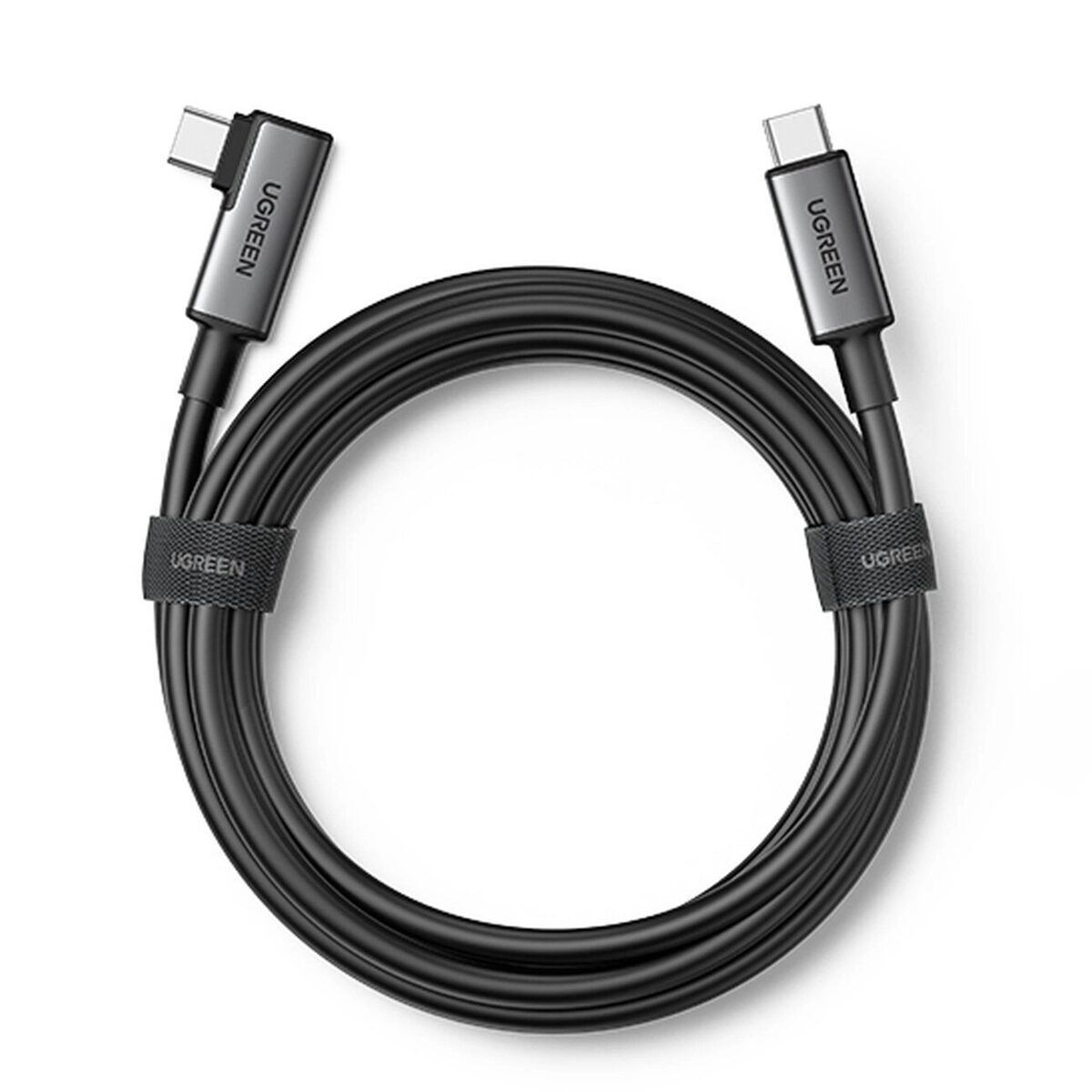 Ugreen Ladekabel 60W abgewinkeltes USB-C auf USB-C 5m schwarz