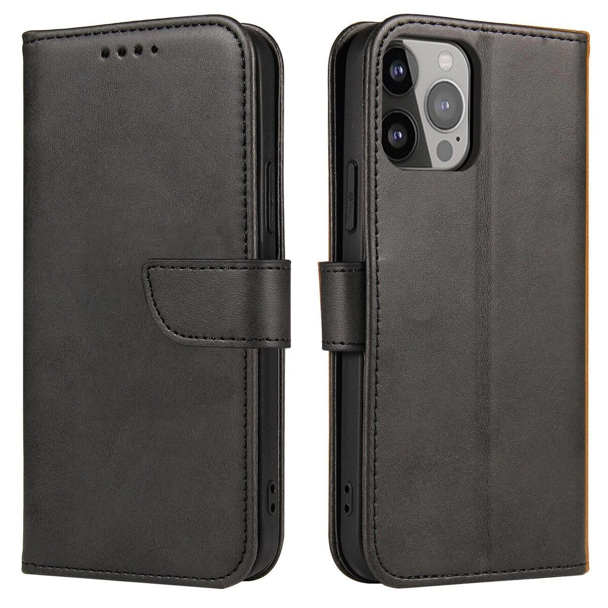 Wallet Case Hülle iPhone 15 Pro schwarz