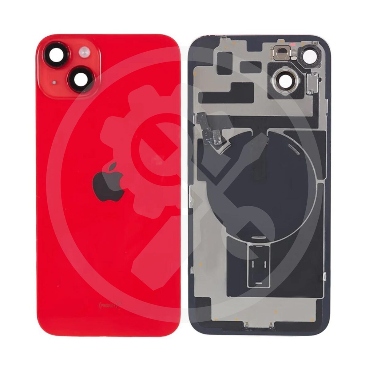 iPhone 14 Rückglas (OEM) komplett rot